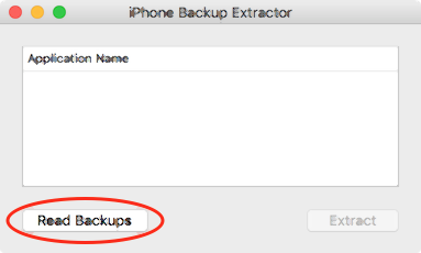 extract iphone backup free